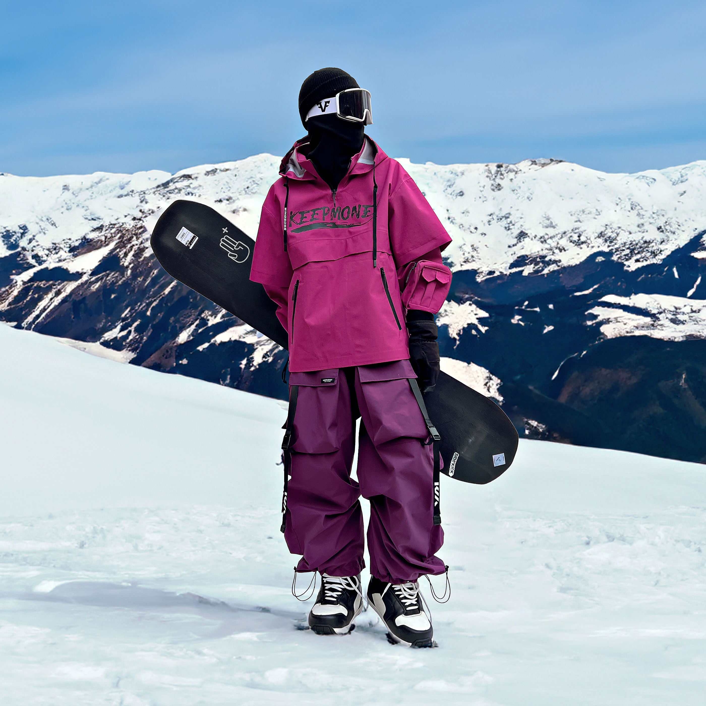 Outdoor Sport Jacket - KEEPMONEY Ski Suit Set for Men
